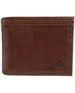 Columbia Men's Leather Extra Capacity Slimfold Wallet