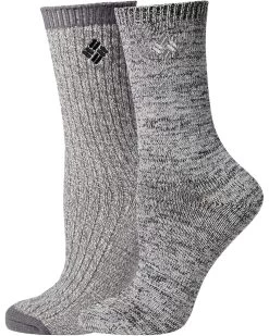 Columbia Super Soft Micro Poly 3 Marl Crew 2-Pack